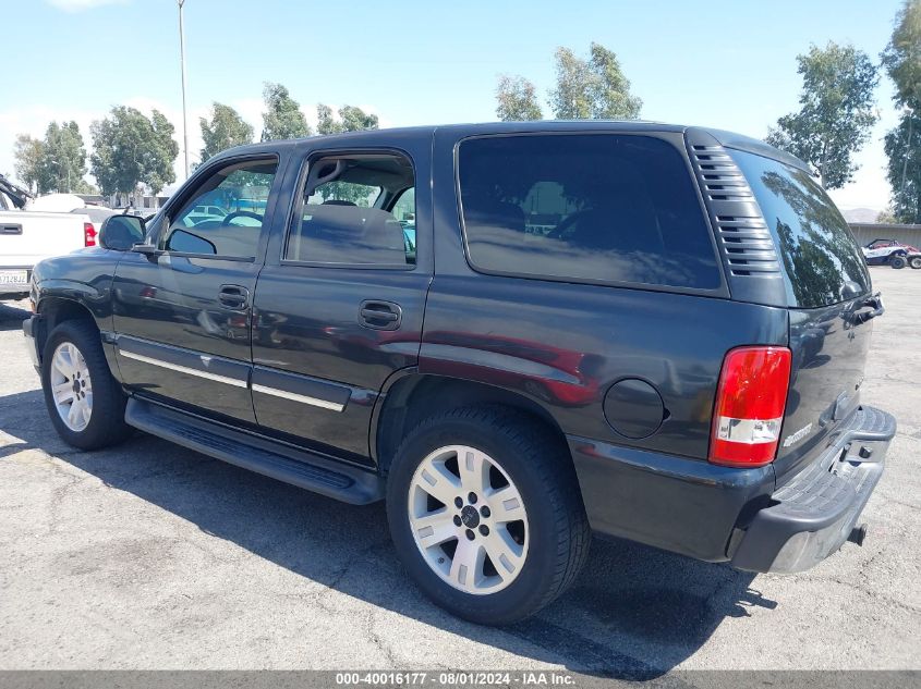 2005 Chevrolet Tahoe Ls VIN: 1GNEC13V55R273634 Lot: 40016177