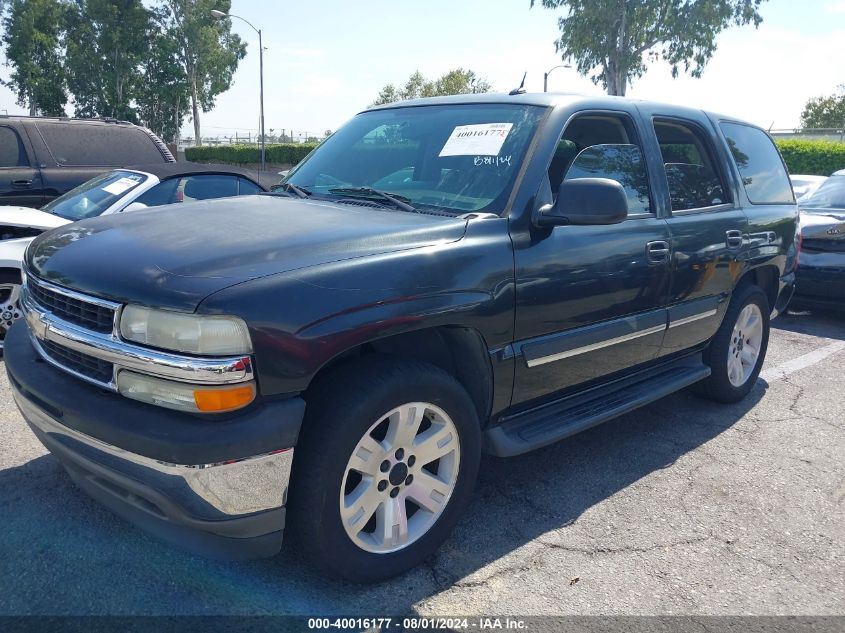 2005 Chevrolet Tahoe Ls VIN: 1GNEC13V55R273634 Lot: 40016177