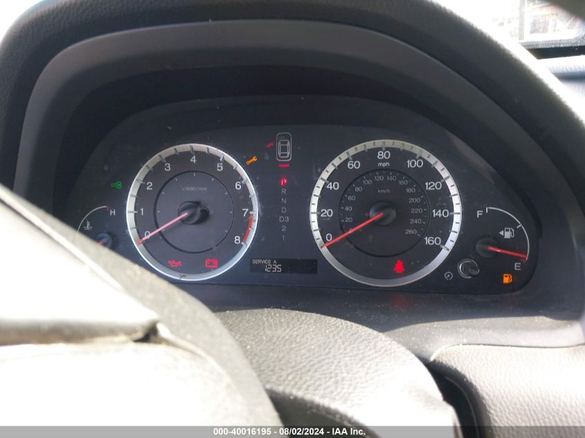 2009 Honda Accord Exl VIN: 1HGCP26859A052490 Lot: 40016195