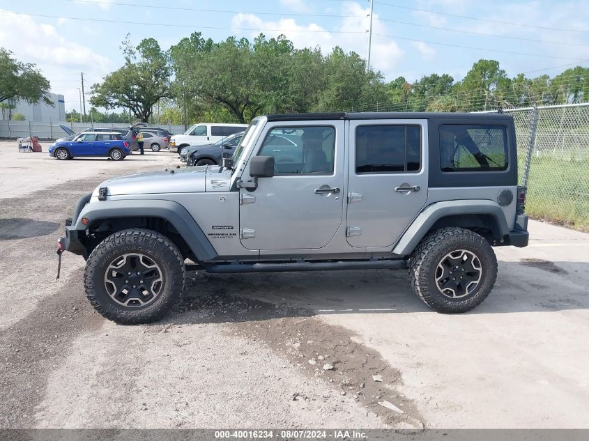 2014 Jeep Wrangler Unlimited Sport VIN: 1C4BJWDG7EL100909 Lot: 40016234