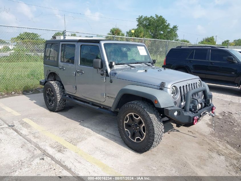 2014 Jeep Wrangler Unlimited Sport VIN: 1C4BJWDG7EL100909 Lot: 40016234