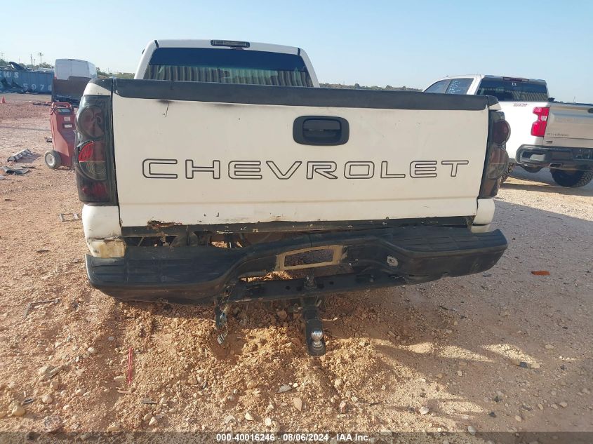 2006 Chevrolet Silverado 1500 Work Truck VIN: 3GCEC14XX6G272876 Lot: 40016246