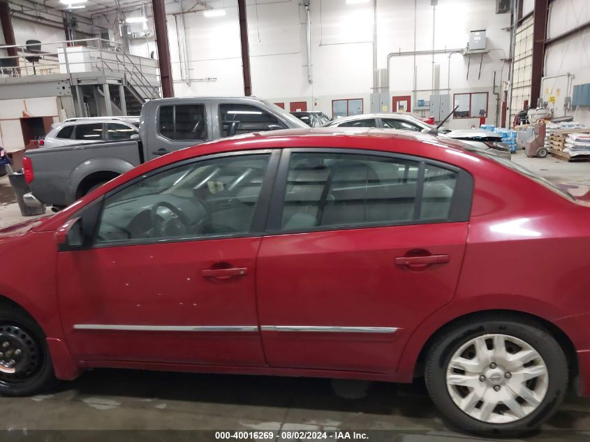 2010 Nissan Sentra 2.0S VIN: 3N1AB6AP5AL702027 Lot: 40016269