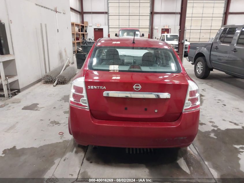 2010 Nissan Sentra 2.0S VIN: 3N1AB6AP5AL702027 Lot: 40016269