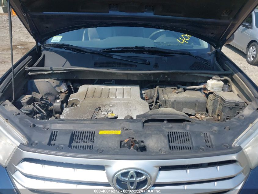 2012 Toyota Highlander Se V6 VIN: 5TDBK3EH7CS132385 Lot: 40016272