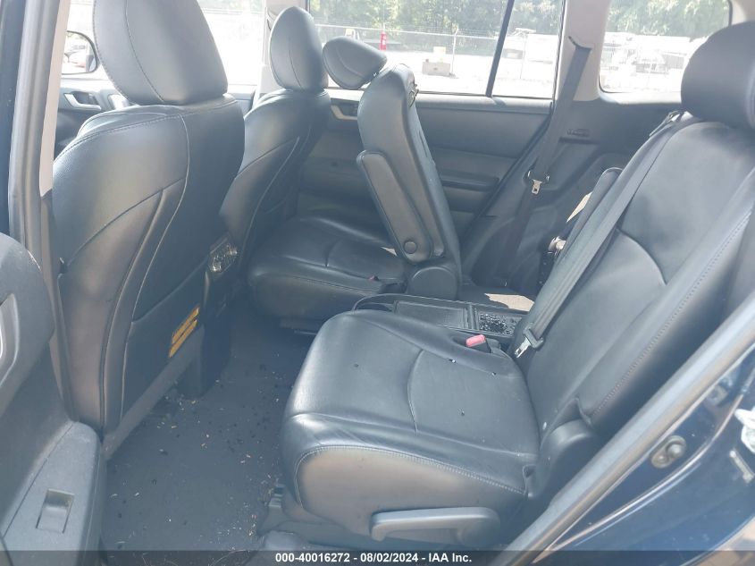 2012 Toyota Highlander Se V6 VIN: 5TDBK3EH7CS132385 Lot: 40016272