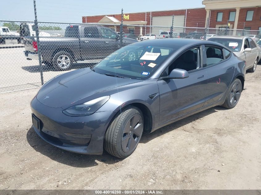 VIN 5YJ3E1EAXPF423072 2023 Tesla Model 3, Rear-Whee... no.2