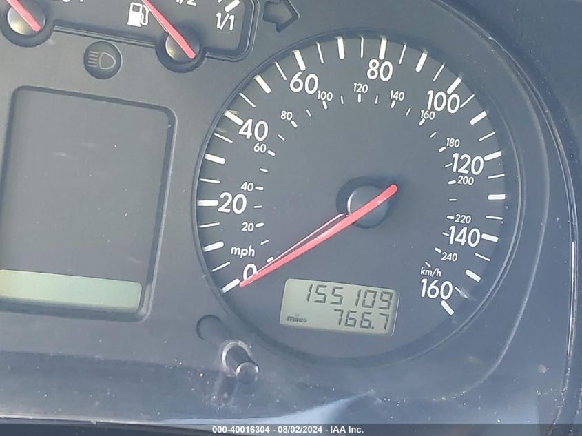 2003 Volkswagen Jetta Gl VIN: WVWRK61J03W216721 Lot: 40016304