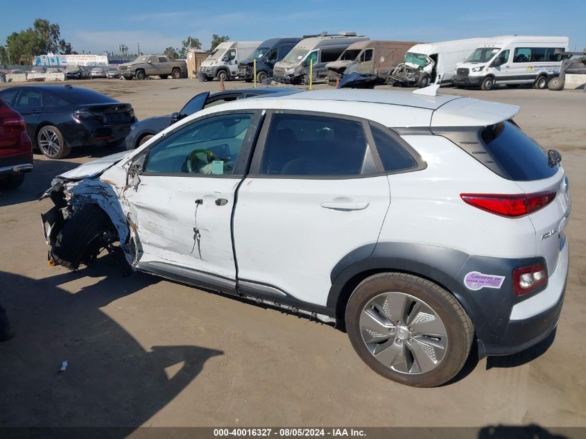 2019 Hyundai Kona Ultimate VIN: KM8K53AG6KU037892 Lot: 40016327