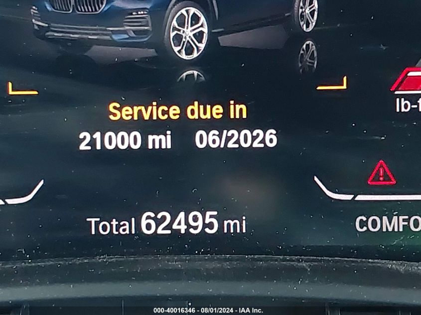 2019 BMW X5 xDrive40I VIN: 5UXCR6C53KLL24203 Lot: 40016346