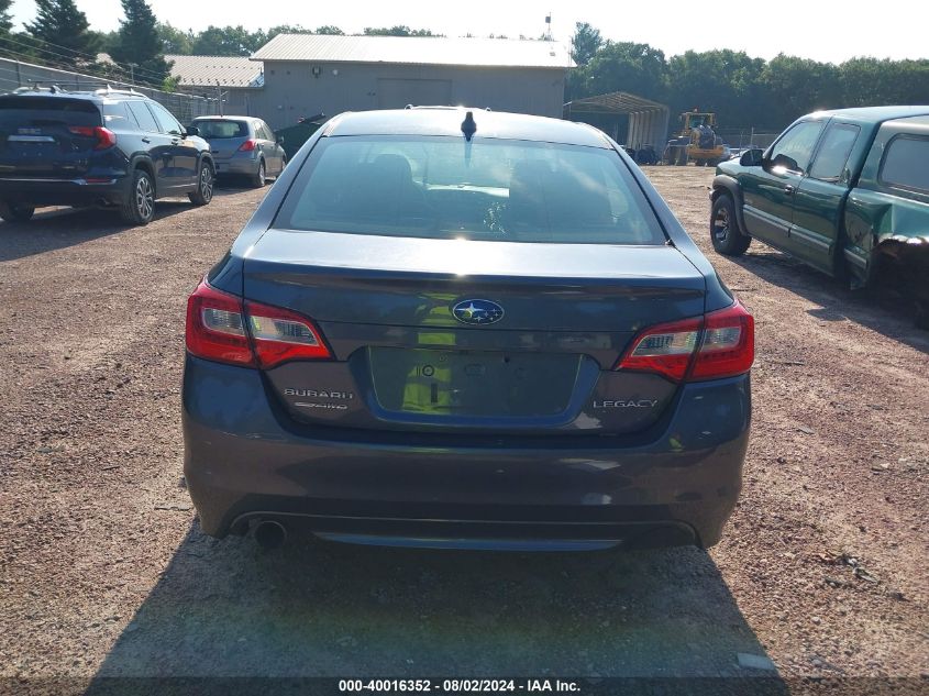 2016 Subaru Legacy 2.5I Limited VIN: 4S3BNBJ69G3005960 Lot: 40016352