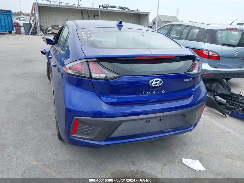 2022 Hyundai Ioniq Hybrid Limited VIN: KMHC05LC1NU269278 Lot: 40016386