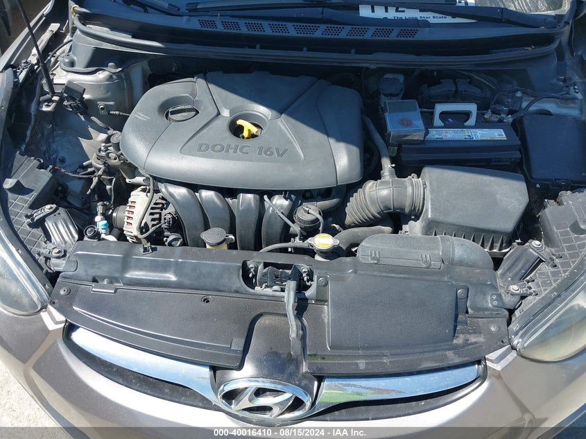 2013 Hyundai Elantra Gls VIN: 5NPDH4AE6DH183070 Lot: 40016410