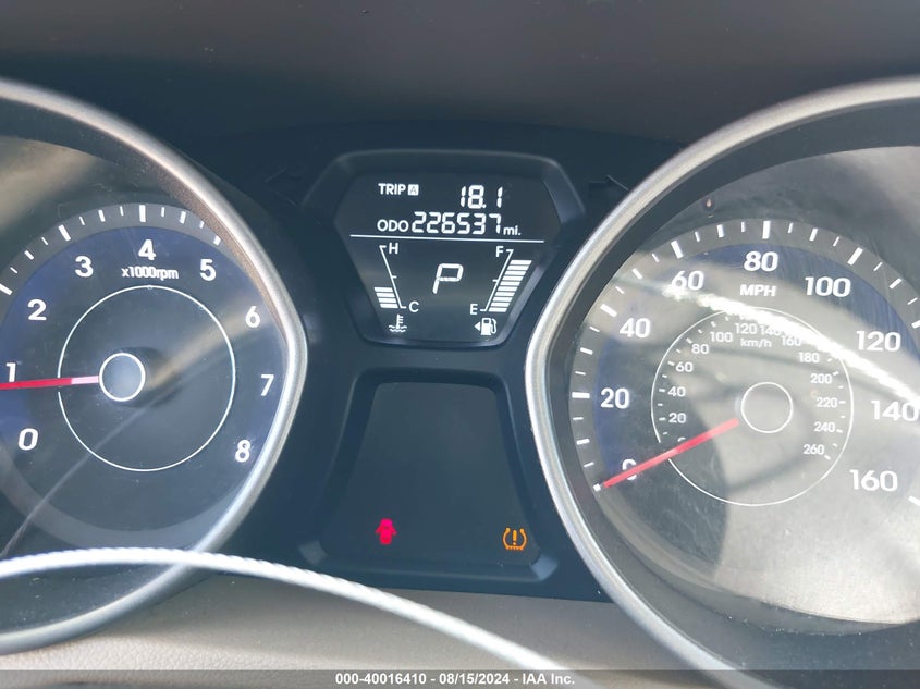 2013 Hyundai Elantra Gls VIN: 5NPDH4AE6DH183070 Lot: 40016410