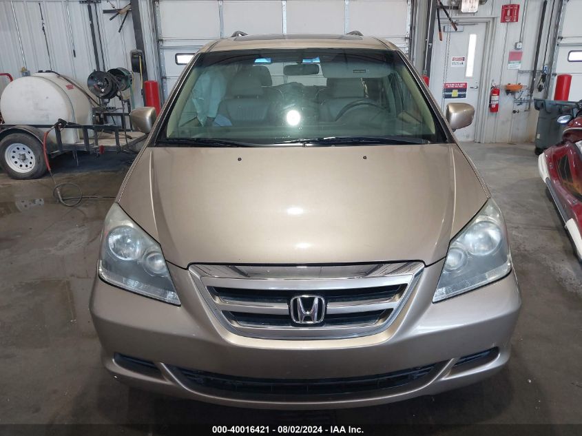 2007 Honda Odyssey Ex-L VIN: 5FNRL38647B425256 Lot: 40016421