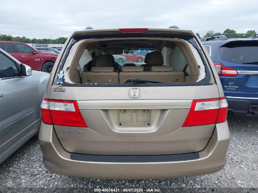 2007 Honda Odyssey Ex-L VIN: 5FNRL38647B425256 Lot: 40016421