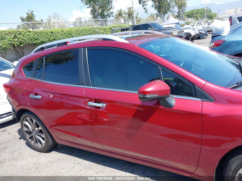 2020 Subaru Impreza Limited 5-Door VIN: 4S3GTAU69L3722757 Lot: 40016436