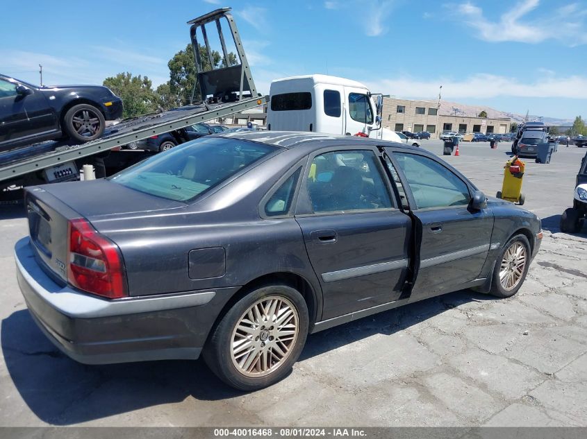 2000 Volvo S80 T6 Turbo VIN: YV1TS90D7Y1125995 Lot: 40016468