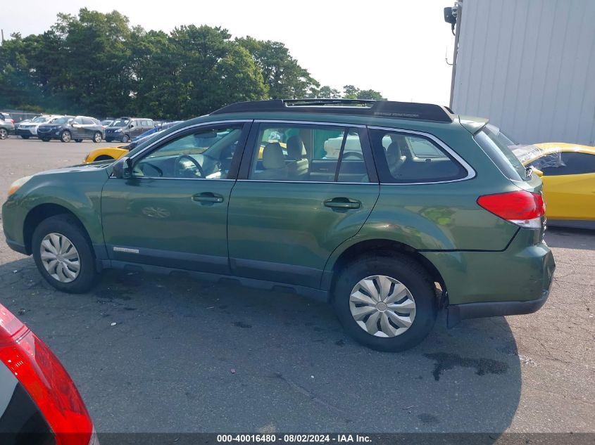 2010 Subaru Outback 2.5I VIN: 4S4BRBAC0A3370217 Lot: 40016480