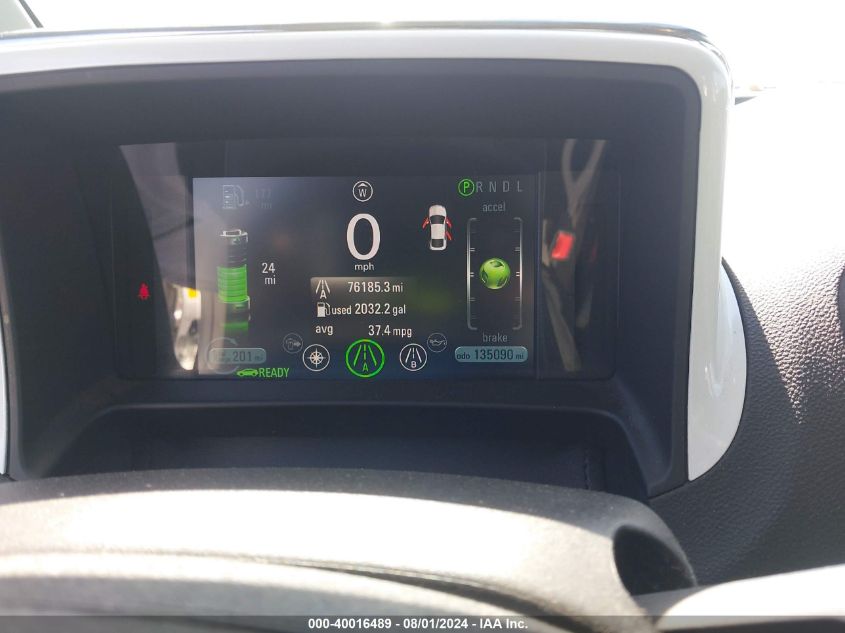 2013 CHEVROLET VOLT - 1G1RE6E40DU130021