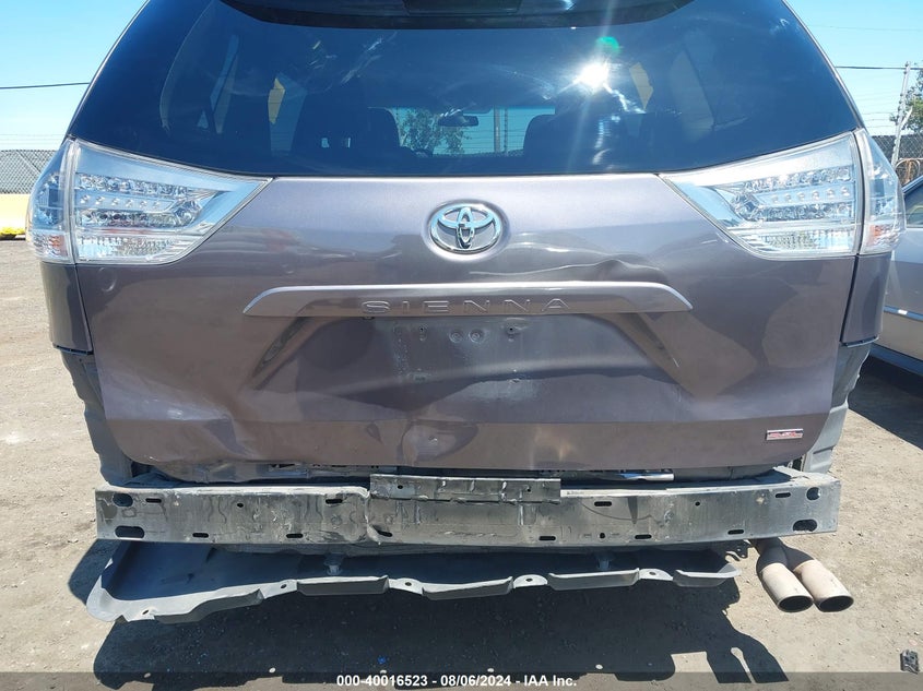 2011 Toyota Sienna Se VIN: 5TDXK3DC9BS159534 Lot: 40016523