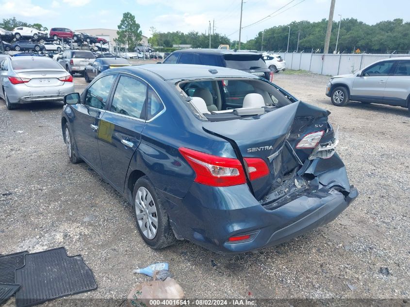 2017 Nissan Sentra Sv VIN: 3N1AB7AP3HY285803 Lot: 40016541