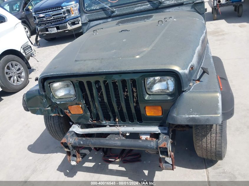 1995 Jeep Wrangler / Yj S/Rio Grande VIN: 1J4FY19P2SP277570 Lot: 40016548