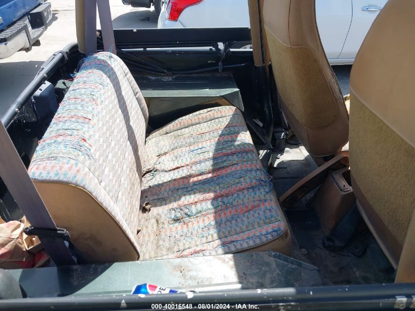 1995 Jeep Wrangler / Yj S/Rio Grande VIN: 1J4FY19P2SP277570 Lot: 40016548