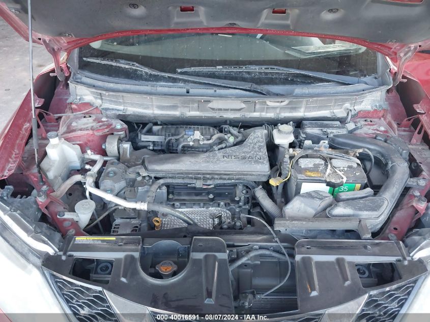 2016 Nissan Rogue S VIN: KNMAT2MV6GP616560 Lot: 40016591