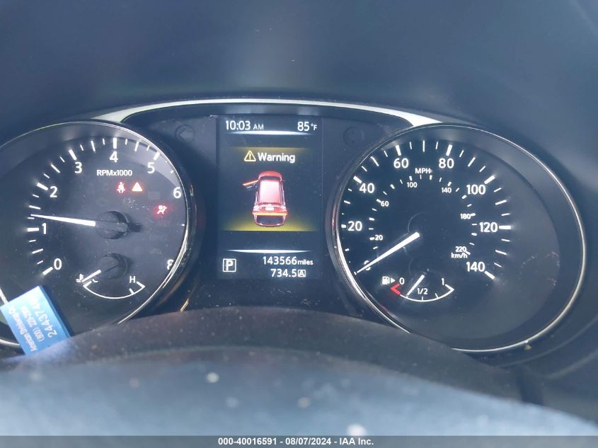 2016 Nissan Rogue S VIN: KNMAT2MV6GP616560 Lot: 40016591