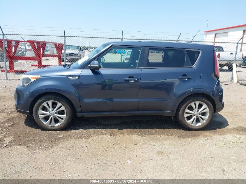 2014 Kia Soul + VIN: KNDJP3A52E7021703 Lot: 40016593