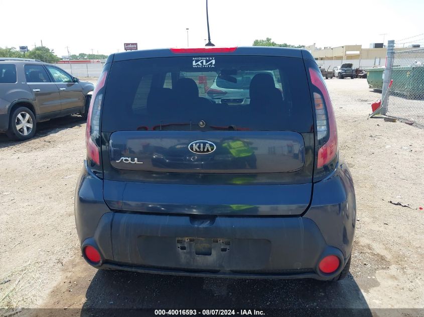 2014 Kia Soul + VIN: KNDJP3A52E7021703 Lot: 40016593