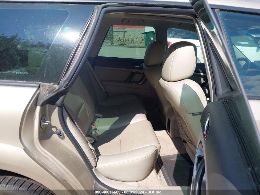 2008 Subaru Outback 2.5I Limited/2.5I Limited L.l. Bean Edition VIN: 4S4BP62C087361905 Lot: 40016609