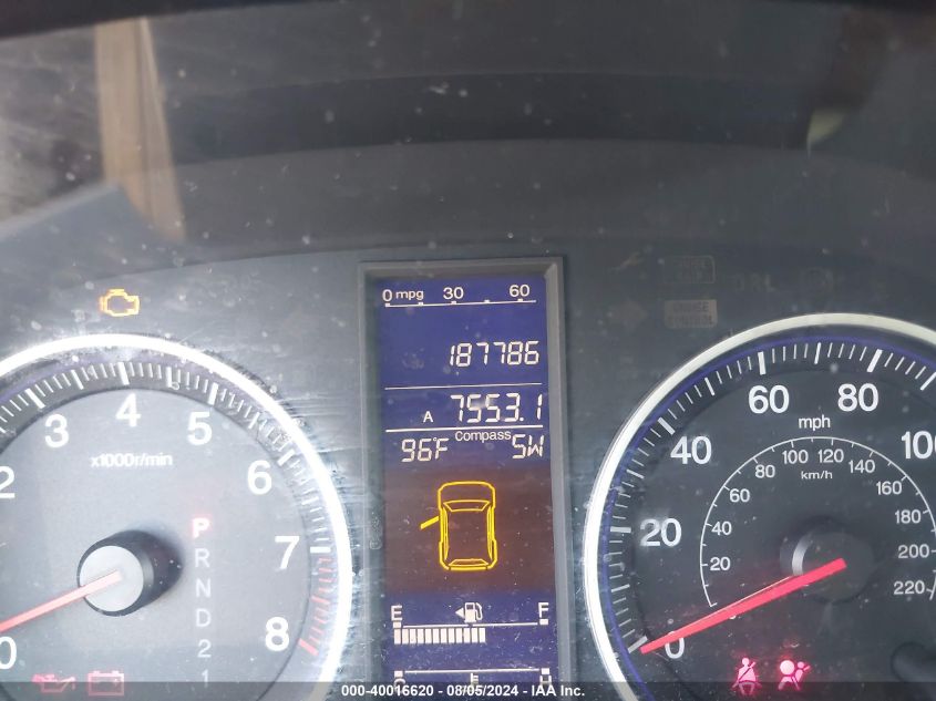 2010 Honda Cr-V Ex-L VIN: 5J6RE3H78AL036282 Lot: 40016620