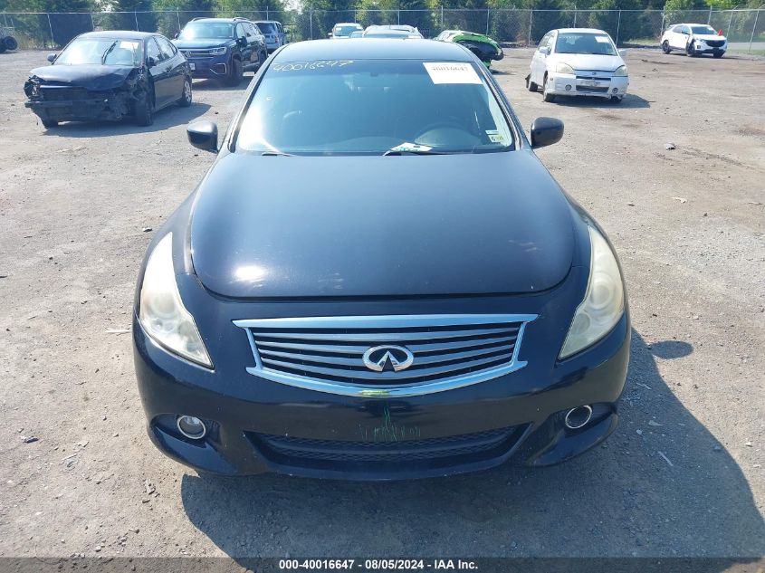 2011 Infiniti G25 VIN: JN1DV6AP0BM600114 Lot: 40016647