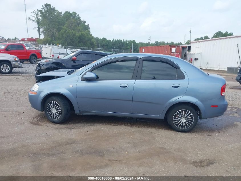 2006 Chevrolet Aveo Ls VIN: KL1TD56696B681340 Lot: 40016656