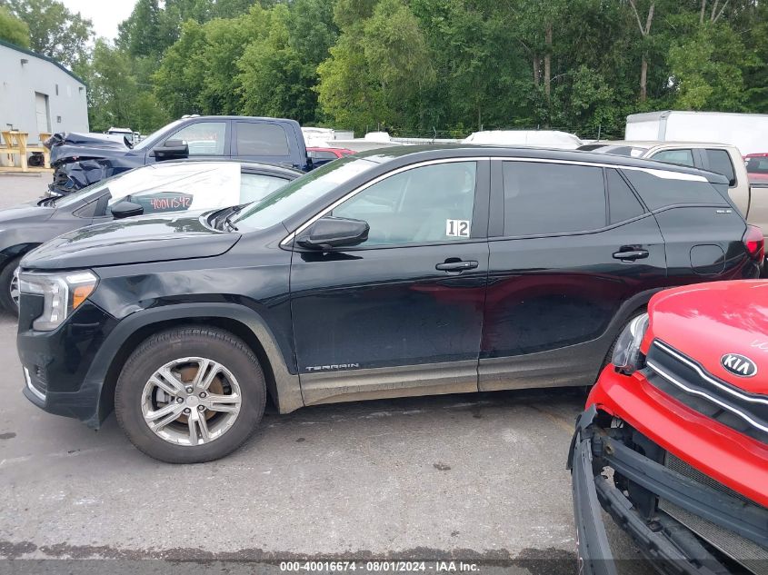 2022 GMC Terrain Awd Sle VIN: 3GKALTEV7NL176527 Lot: 40016674