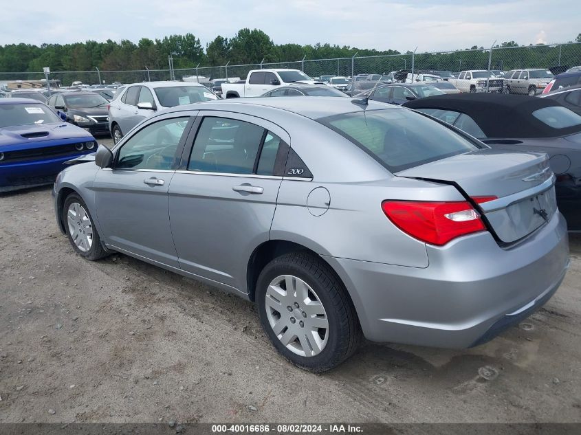 2014 Chrysler 200 Lx VIN: 1C3CCBAB5EN146540 Lot: 40016686