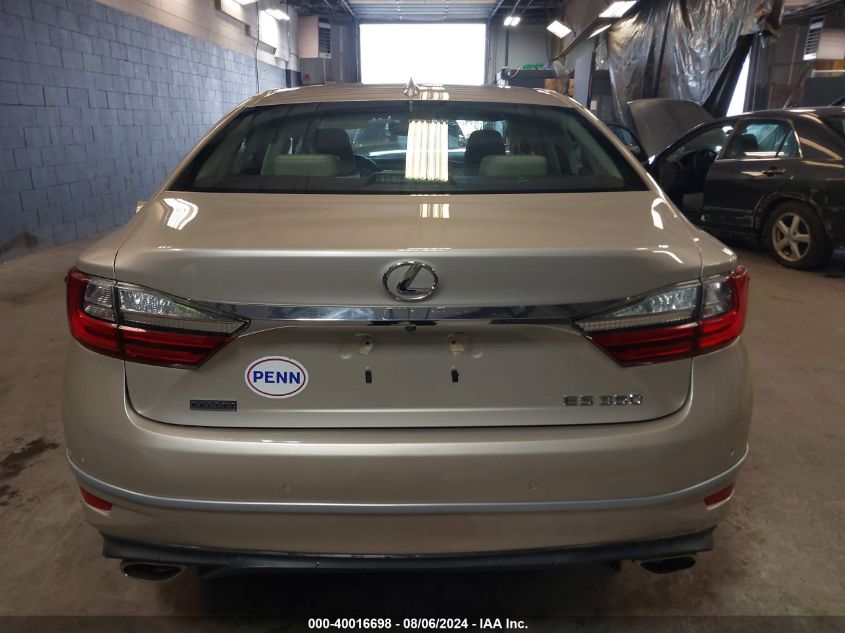 2018 Lexus Es 350 VIN: 58ABK1GG5JU110486 Lot: 40016698