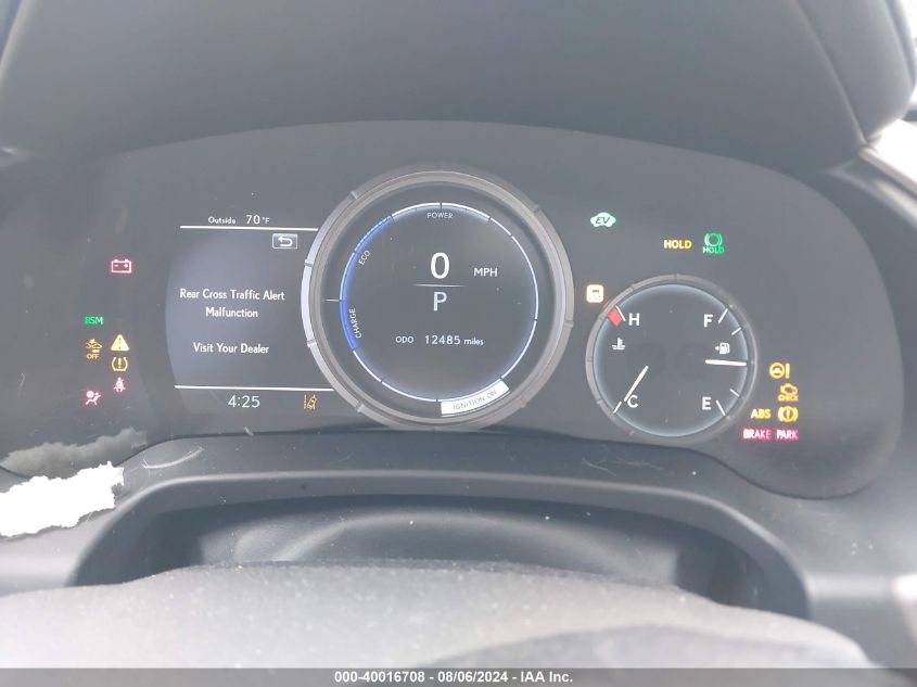 2022 Lexus Rx 450H F Sport Handling VIN: 2T2YGMDA5NC088352 Lot: 40016708