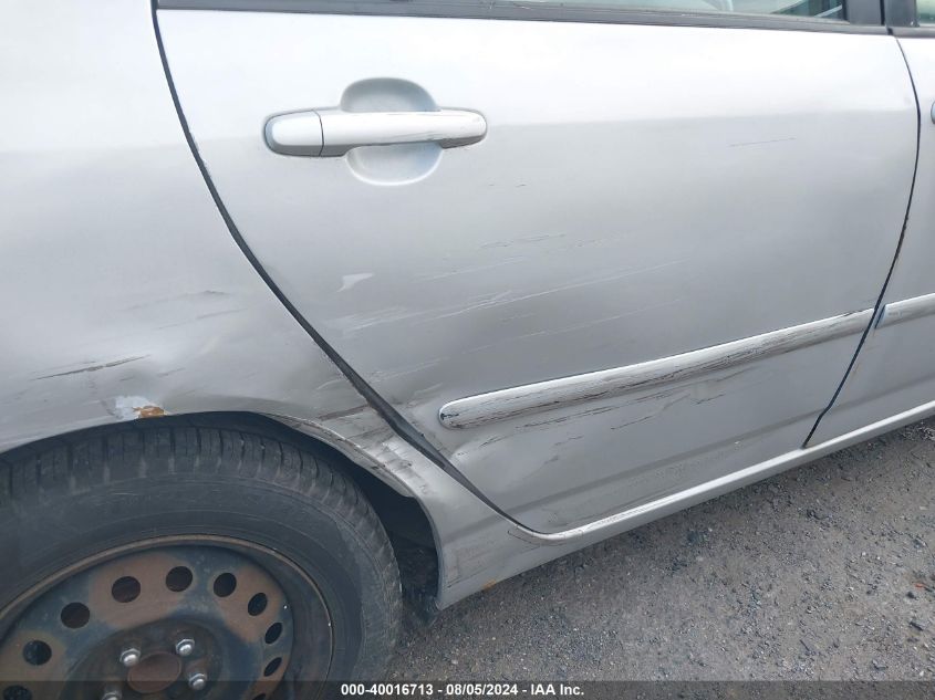 2005 Toyota Corolla Le VIN: 2T1BR30E65C447313 Lot: 40016713