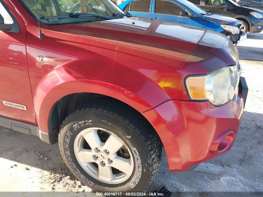 2008 Ford Escape Xlt VIN: 1FMCU93138KB09462 Lot: 40016717