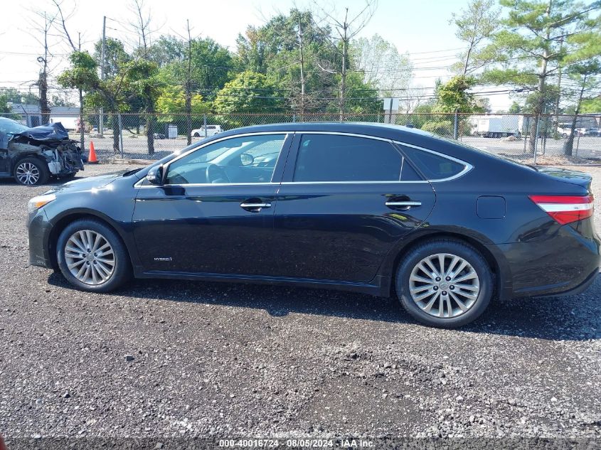 2015 Toyota Avalon Hybrid Xle Touring VIN: 4T1BD1EB4FU037319 Lot: 40016724