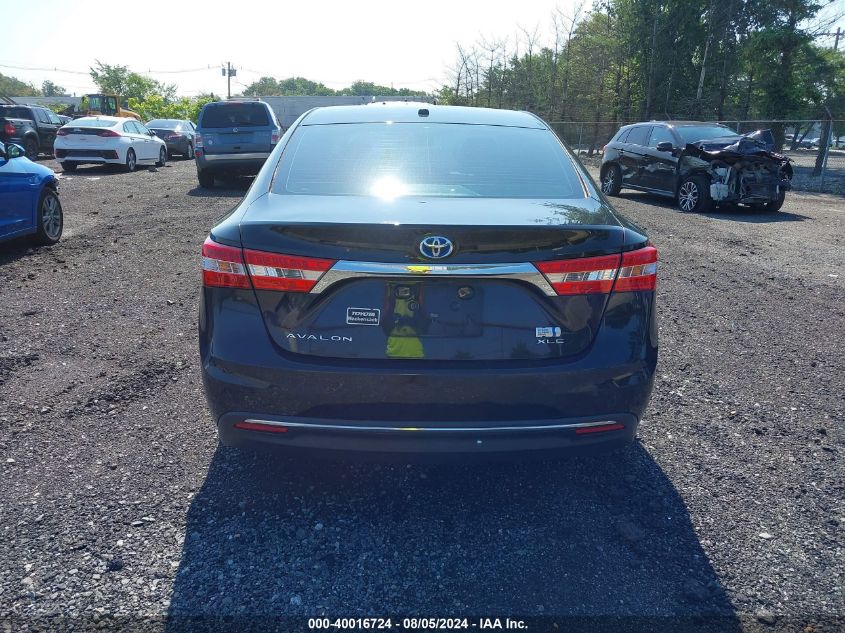 2015 Toyota Avalon Hybrid Xle Touring VIN: 4T1BD1EB4FU037319 Lot: 40016724