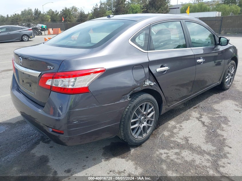 2015 Nissan Sentra Sv VIN: 3N1AB7AP0FY297680 Lot: 40016725