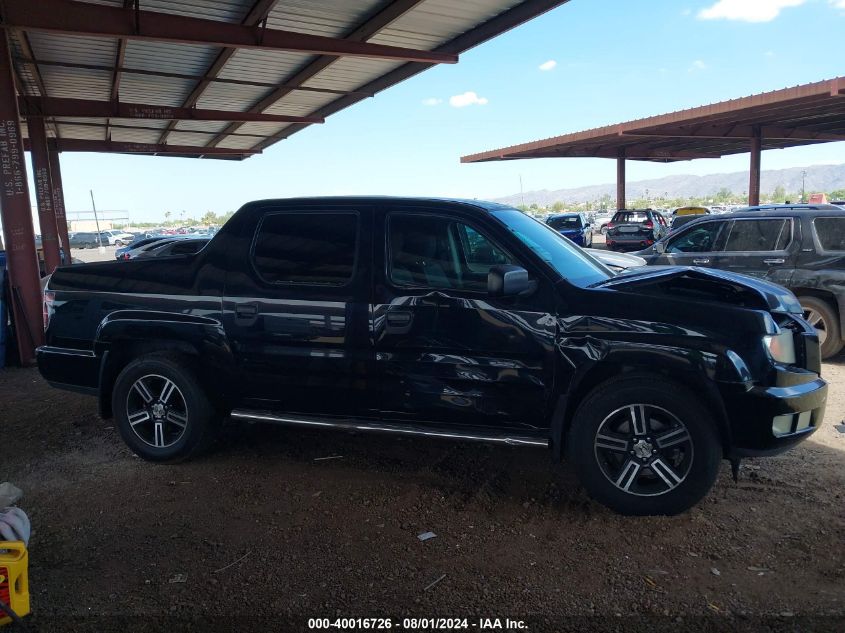 2012 Honda Ridgeline Sport VIN: 5FPYK1F7XCB451098 Lot: 40016726