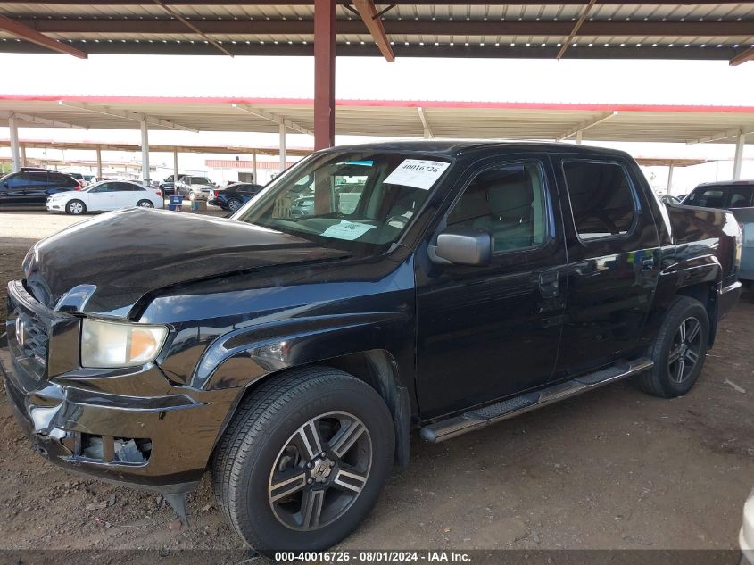 2012 Honda Ridgeline Sport VIN: 5FPYK1F7XCB451098 Lot: 40016726