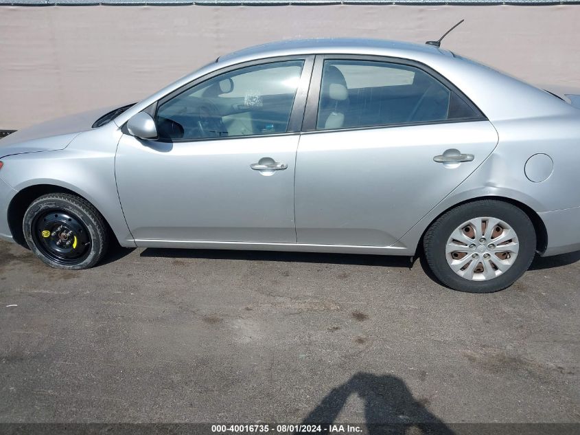 2010 Kia Forte Lx VIN: KNAFT4A27A5249261 Lot: 40016735