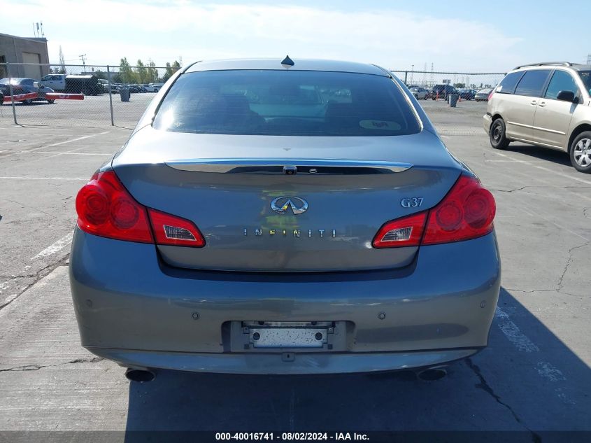 2013 Infiniti G37 Journey VIN: JN1CV6AP0DM304914 Lot: 40016741