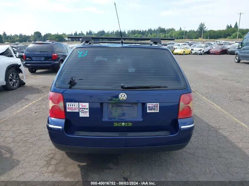 2004 Volkswagen Passat Gls VIN: WVWVD63BX4E230910 Lot: 40016752